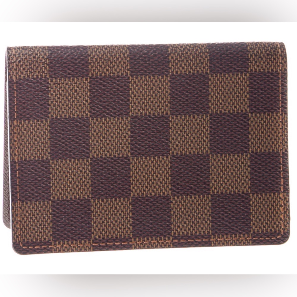 Louis Vuitton Damier Ebene Porto Cult Compact Wallet. Authentic